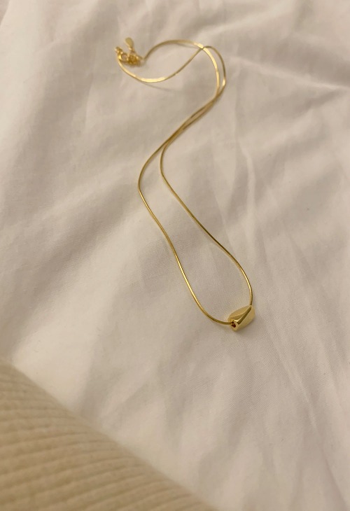 bel line necklace (925silver)